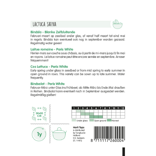 HT Bindsla Blanke Zelfsluitende