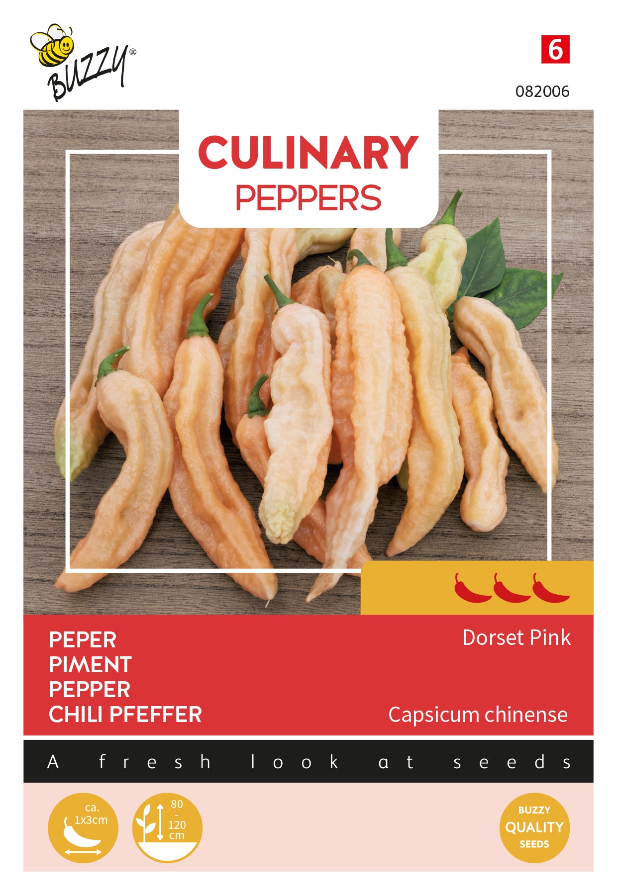 Buzzy® Culinary Peppers Dorset Pink