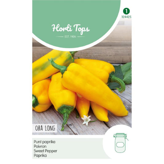 HT Puntpaprika Ora Long (geel)
